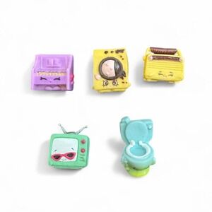 Shopkins Lot of 5 Homewares Figures Rare